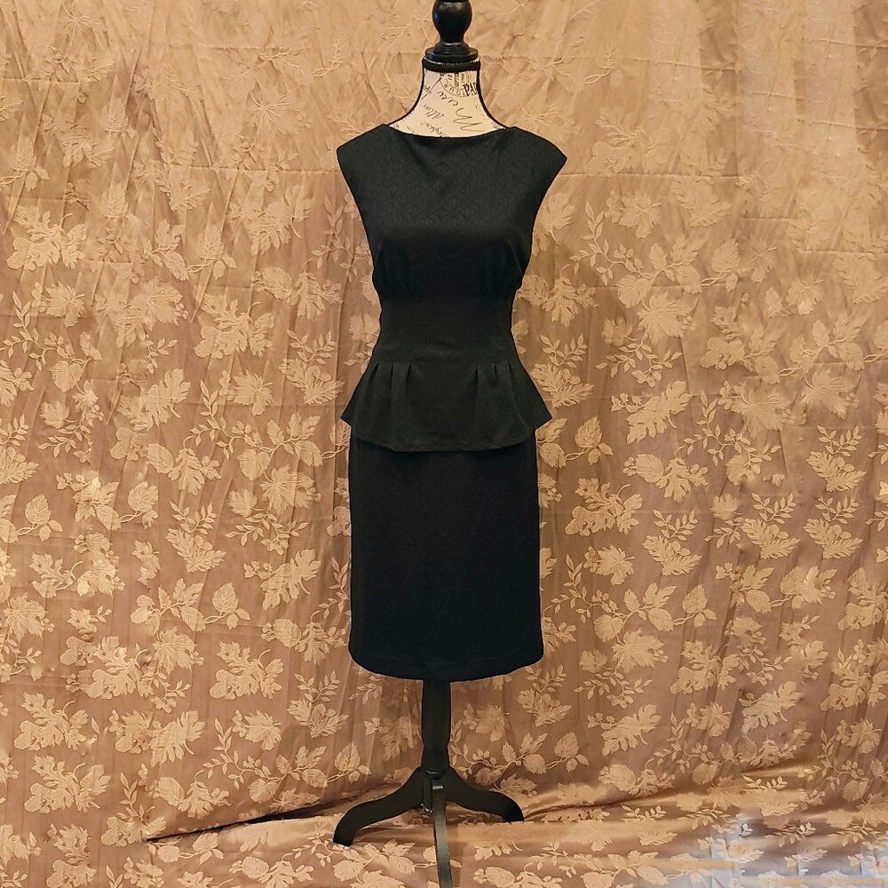 American Living Black Sleeveless Midi Dress, Size 10, Like New!